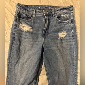 American Eagle Outfitters Straight Leg Light Blue Jeans